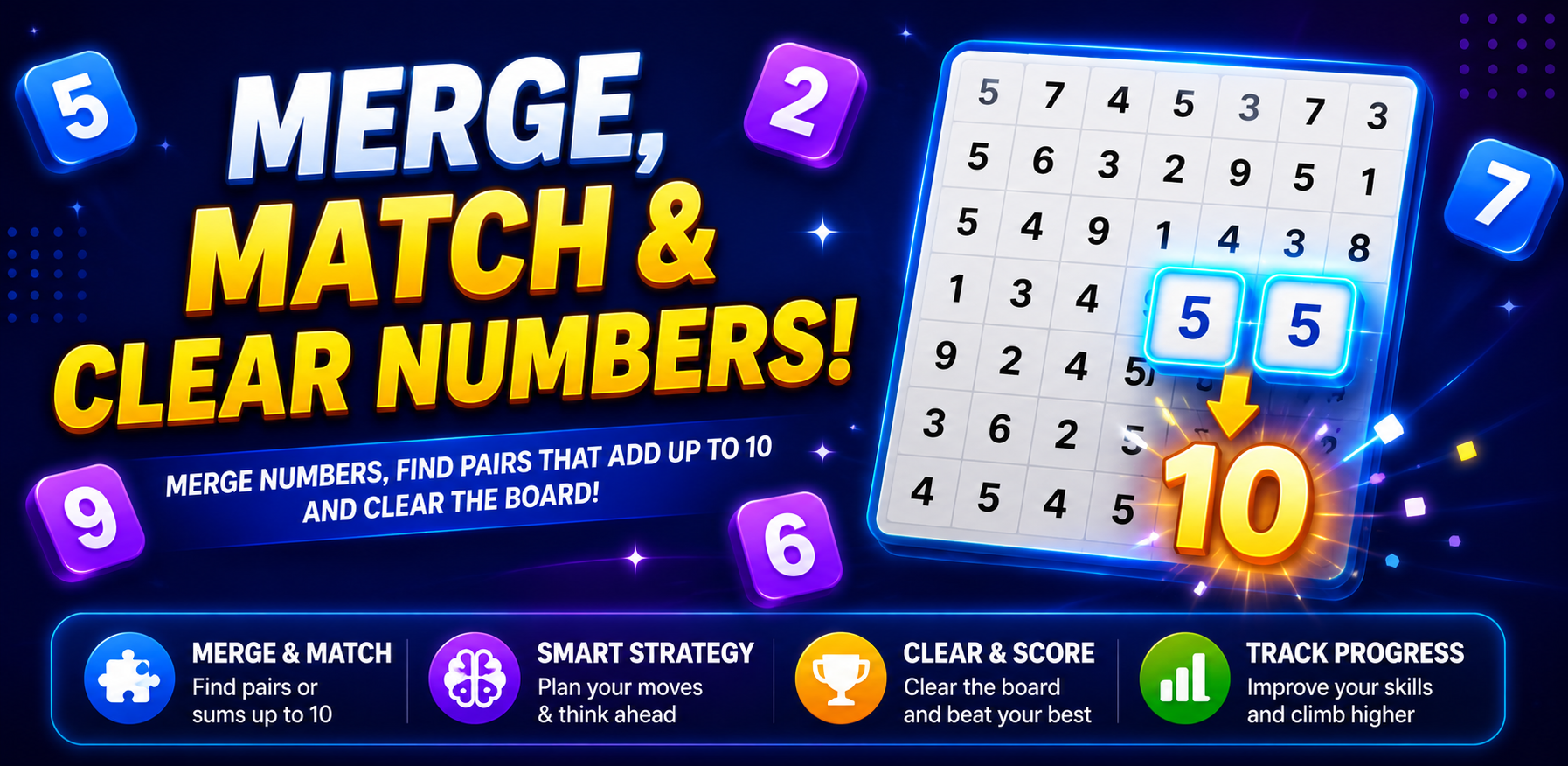 Number Match 10 Banner